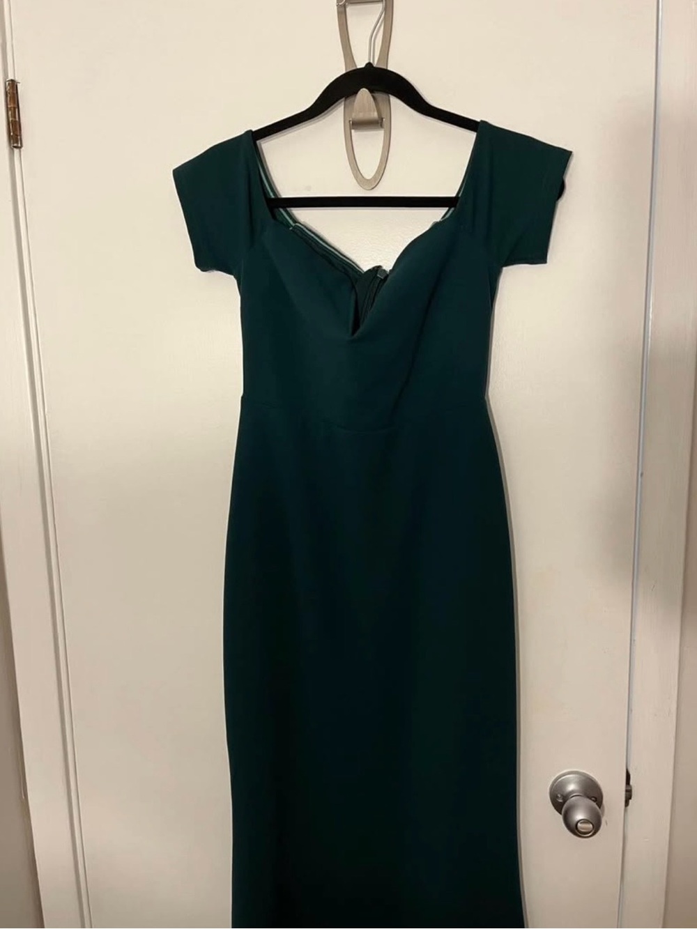 Women’s Green Off-Shoulder Dress